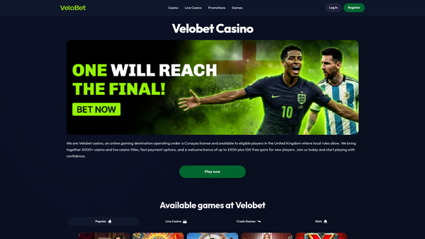 Screenshot of the Full Options website
