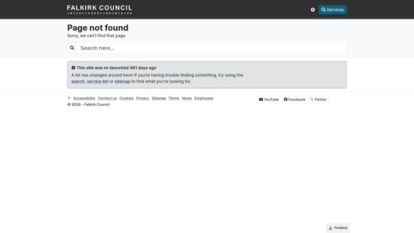 Screenshot of the Westfield Park Community Centre (SCIO) website