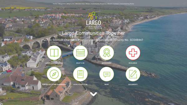 Screenshot of the Largo Communities Together website