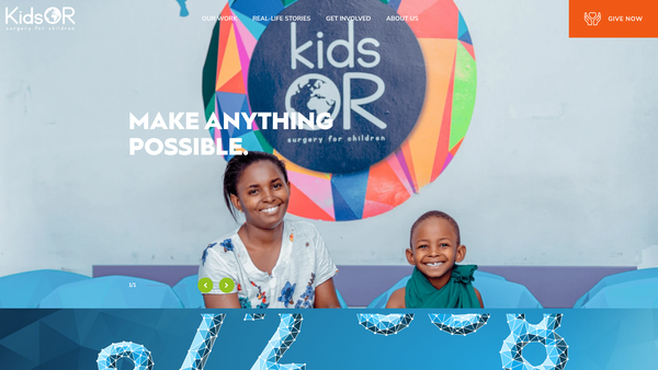 Screenshot of the Kids Operating Room website