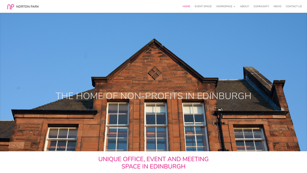Screenshot of the Norton Park SCIO website