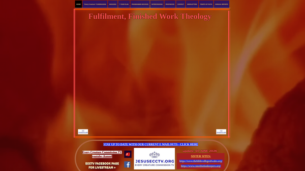 Screenshot of the Life Changing Ministries International Church South Cheshire Trust website