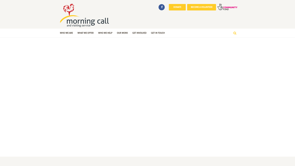 Screenshot of the Morning Call website