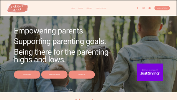 Screenshot of the ParentSpace (SCIO) website