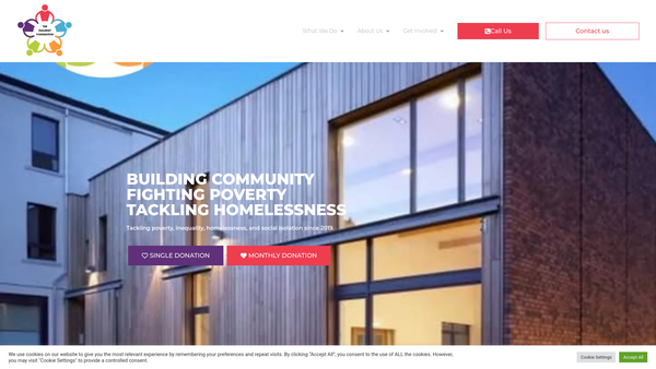 Screenshot of the The Halliday Foundation website