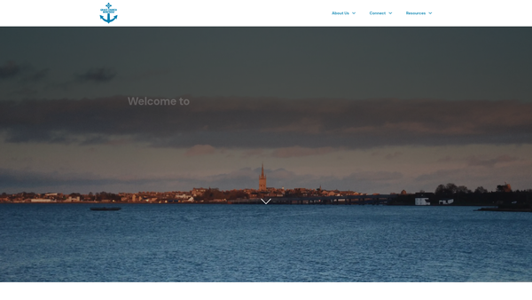 Screenshot of the Grace Church Montrose website