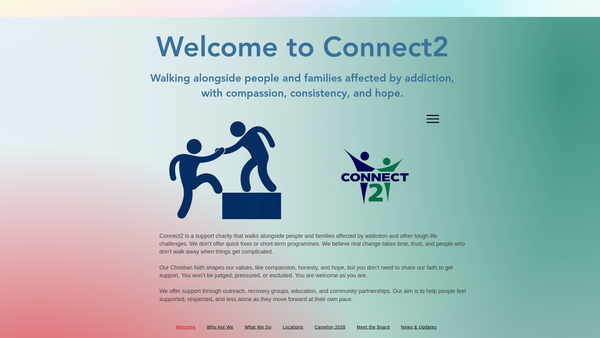 Screenshot of the Connect2 website