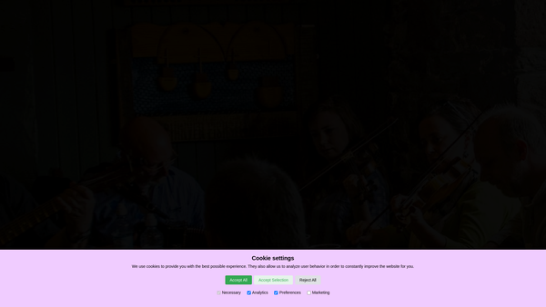 Screenshot of the Stonehaven Folk Festival SCIO website