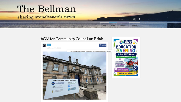 Screenshot of the The Bellman (SCIO) website