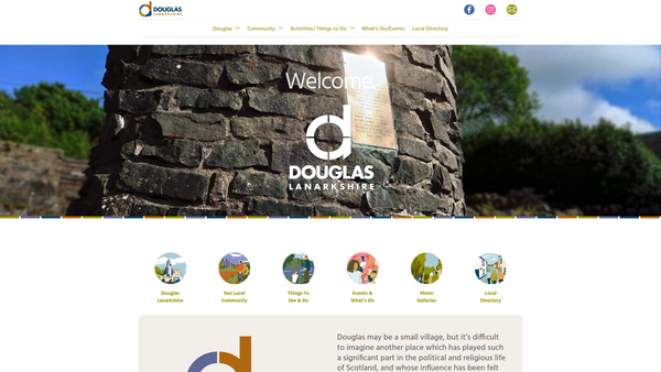 Screenshot of the Douglas Community Development Company website