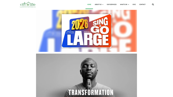 Screenshot of the Jesus House Aberdeen COG SCIO website