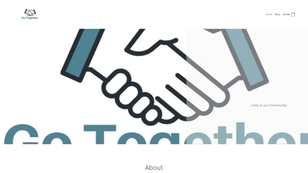 Screenshot of the Go Together SCIO website