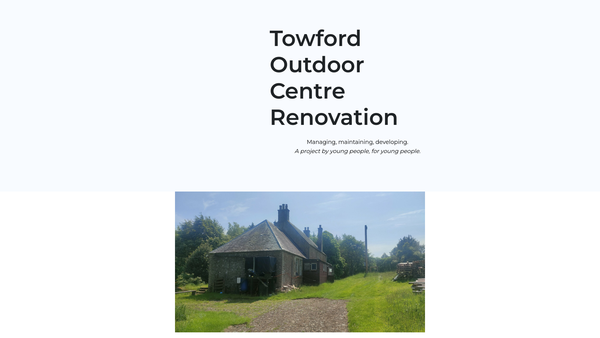 Screenshot of the Gosford Bay Outdoors SCIO website