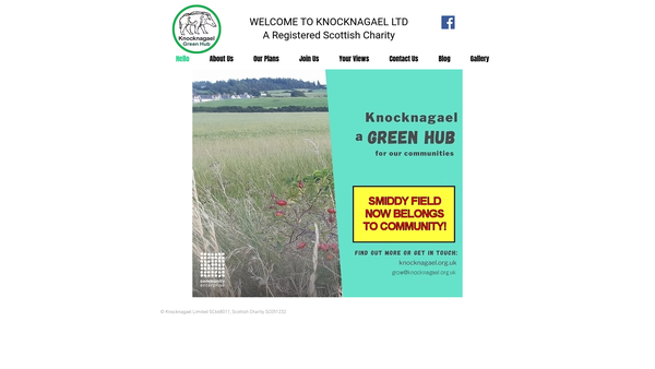 Screenshot of the Knocknagael Limited website