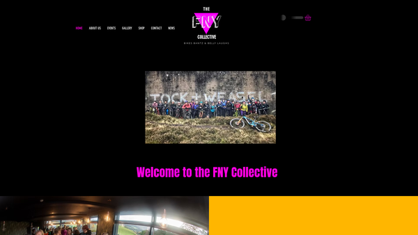 Screenshot of the The FNY Collective website