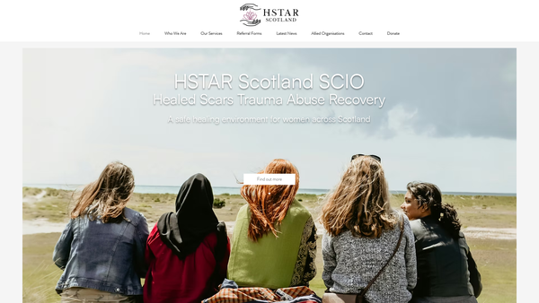 Screenshot of the Hstar Scotland website
