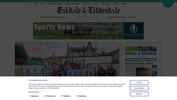 Screenshot of the Muckle Toon Media Limited website