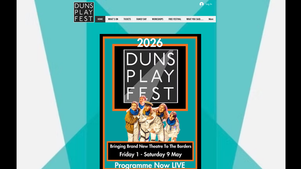 Screenshot of the DunsPlayFest [SCIO] website