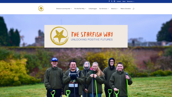 Screenshot of the The Starfish Way website
