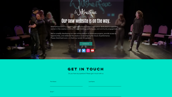 Screenshot of the WitsHerFace website