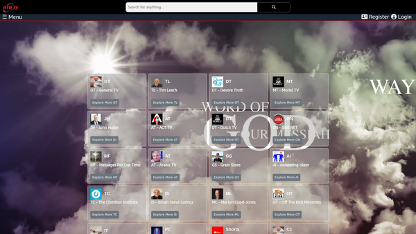 Screenshot of the Christian Media Scotland SCIO website
