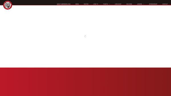 Screenshot of the Aberdeen Ice Hockey Club website