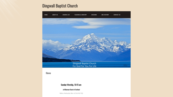 Screenshot of the Fresh Springs website