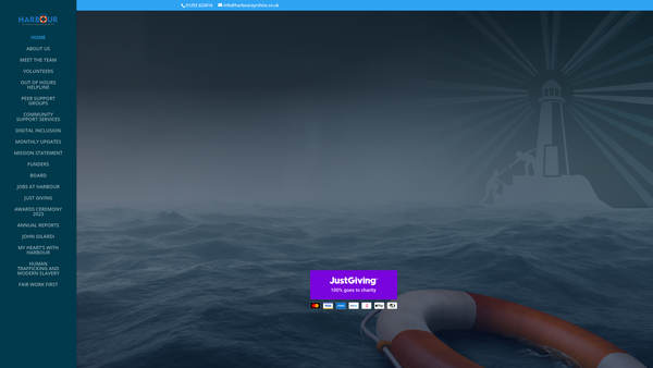 Screenshot of the Harbour (Ayrshire) website