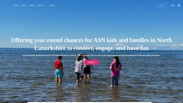 Screenshot of the PlayPeace website