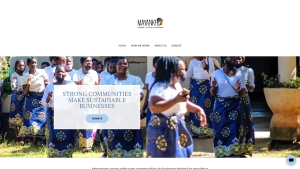 Screenshot of the Mayankho SCIO website