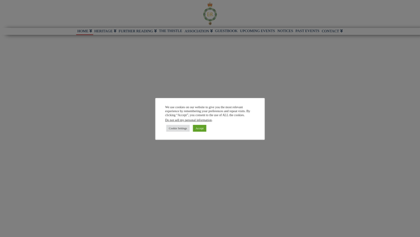 Screenshot of the The Royal Scots Regimental Trust SCIO website