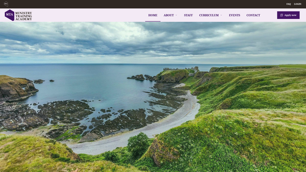 Screenshot of the North East Scotland Gospel Trust website