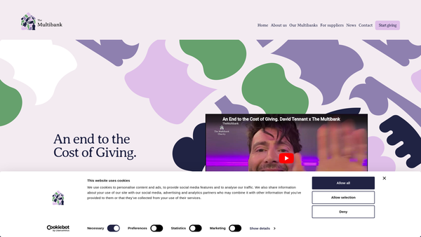 Screenshot of the The National Family Centre Limited website