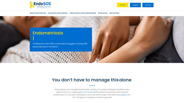 Screenshot of the ENDO SoS [SCIO] website