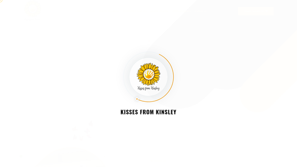 Screenshot of the Kisses from Kinsley website