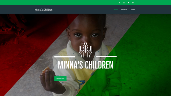 Screenshot of the Minna's Children [SCIO] website