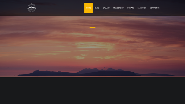 Screenshot of the Moidart Coastal Rowing Club website