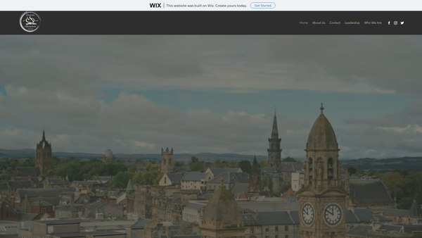 Screenshot of the Paisley Church of the Nazarene website