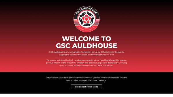 Screenshot of the GSC Auldhouse Limited website
