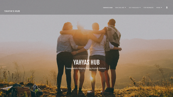 Screenshot of the Yahya’s International Hub website