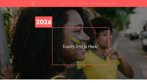 Screenshot of the Menstrual Rights Global website