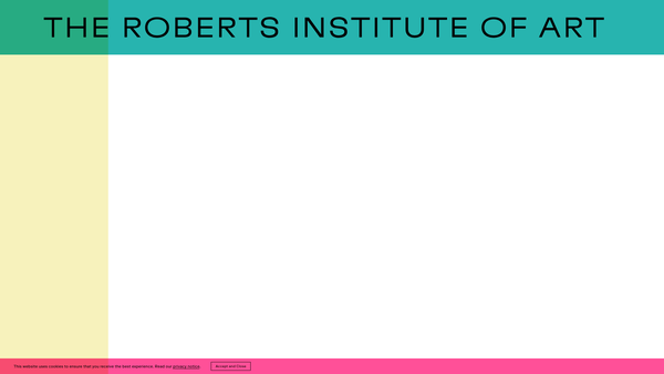 Screenshot of the The David Roberts Art Foundation Limited website