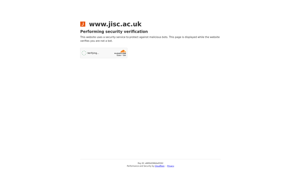 Screenshot of the Jisc website