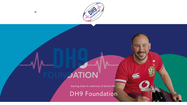 Screenshot of the DH9 Foundation website