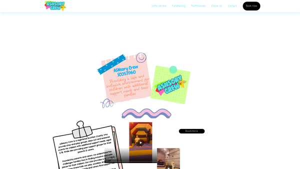 Screenshot of the ASNsory Crew (SCIO) website