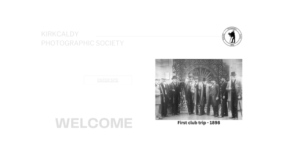 Screenshot of the Kirkcaldy Photographic Society website