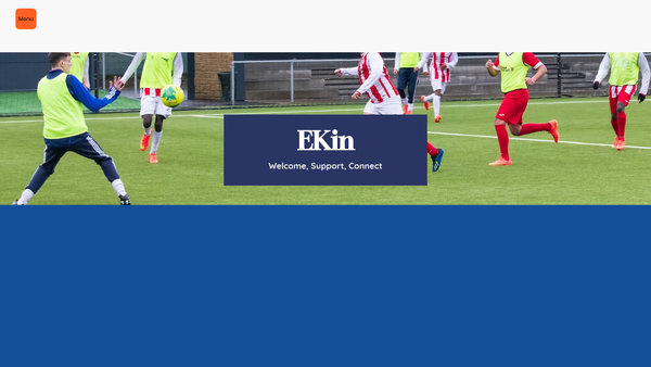 Screenshot of the East Kilbride Integration Network website