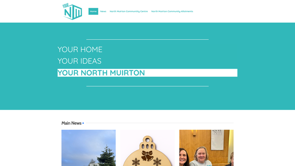 Screenshot of the Your North Muirton website