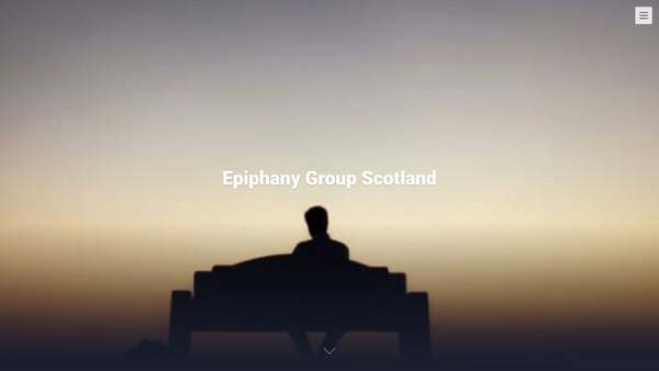Screenshot of the Epiphany Group Scotland SCIO website