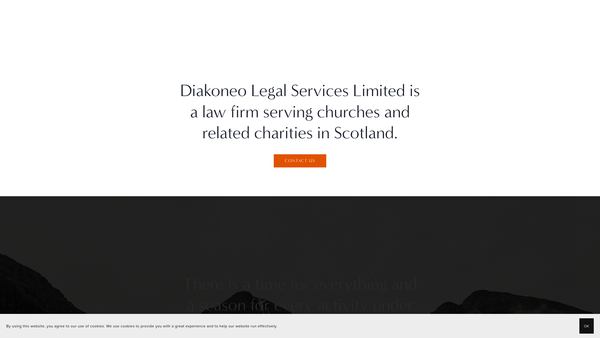 Screenshot of the Rutherglen Baptist Community Church website